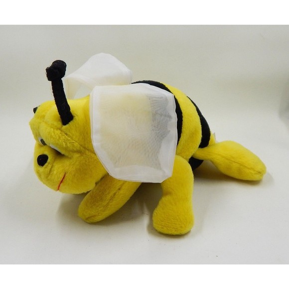 GANZ Toys Ganz Lizzy Bumble Bee Bean Bag Plush Stuffed Animal